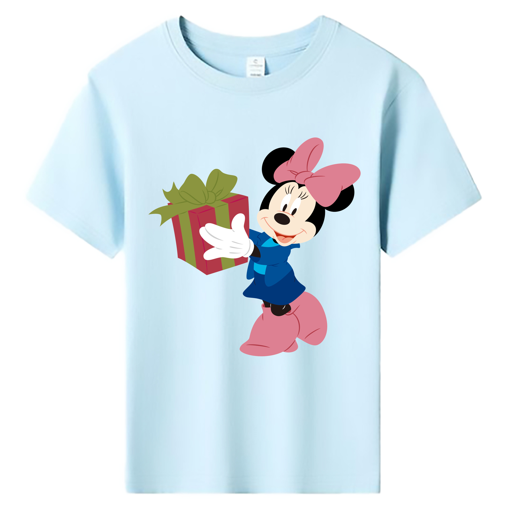 ミッキーマウス Mickey Mouse 綿100％キッズTシャツ（フロントプリント）